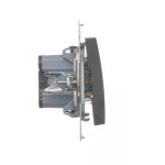 Simon 54 WMDL-020x2x-048 Łącznik dwubiegunowy (moduł) 16AX, 250V~, zaciski śrubowe; antracyt