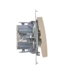 Simon 54 WMDL-021xxx-041 Łącznik dwubiegunowy z podświetleniem LED (moduł) 10AX, 250V~, szybkozłącza; kremowy