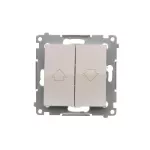 Simon 54 WMDL-040xxx-011 Przycisk roletowy (moduł) 10AX, 250V~, szybkozłącza; biały