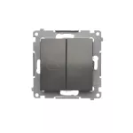 Simon 54 WMDL-040xxx-048 Przycisk roletowy (moduł) 10AX, 250V~, szybkozłącza; antracyt