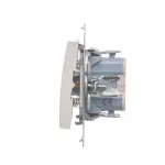 Simon 54 WMDL-090xxx-011 Przycisk „dzwonek” (moduł) 10AX, 250V~, szybkozłącza; biały