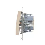 Simon 54 WMDL-090xxx-041 Przycisk „dzwonek” (moduł) 10AX, 250V~, szybkozłącza; kremowy