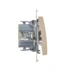 Simon 54 WMDL-091xxx-041 Przycisk „dzwonek” z podświetleniem LED (moduł) 10AX, 250V~, szybkozłącza; kremowy