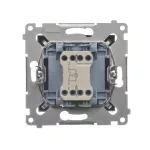 Simon 54 WMDL-091xxx-048 Przycisk „dzwonek” z podświetleniem LED (moduł) 10AX, 250V~, szybkozłącza; antracyt