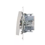 Simon 54 WMDL-080xxx-011 Przycisk „światło” (moduł) 10AX, 250V~, szybkozłącza; biały