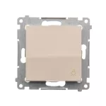 Simon 54 WMDL-080xxx-041 Przycisk „światło” (moduł) 10AX, 250V~, szybkozłącza; kremowy