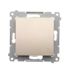 Simon 54 WMDL-080xxx-044 Przycisk „światło” (moduł) 10AX, 250V~, szybkozłącza; złoty mat