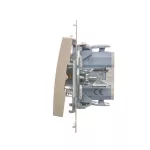 Simon 54 WMDL-080xxx-044 Przycisk „światło” (moduł) 10AX, 250V~, szybkozłącza; złoty mat