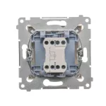 Simon 54 WMDL-081xxx-041 Przycisk „światło” z podświetleniem LED (moduł) 10AX, 250V~, szybkozłącza; kremowy