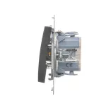 Simon 54 WMDL-081xxx-048 Przycisk „światło” z podświetleniem LED (moduł) 10AX, 250V~, szybkozłącza; antracyt