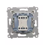 Simon 54 WMDL-0P03xx-041 Przycisk pojedynczy zwierny bez piktogramu (moduł) 10AX, 250V~, szybkozłącza; kremowy