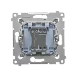 Simon 54 WMDL-0P0x2x-043 Przycisk pojedynczy zwierny bez piktogramu (moduł) 16AX, 250V~, zaciski śrubowe; srebrny mat