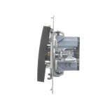 Simon 54 WMDL-0P0x2x-048 Przycisk pojedynczy zwierny bez piktogramu (moduł) 16AX, 250V~, zaciski śrubowe; antracyt