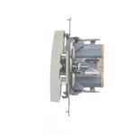 Simon 54 WMDL-0PR3xx-011 Przycisk pojedynczy rozwierny bez piktogramu (moduł) 10AX, 250V~, szybkozłącza; biały