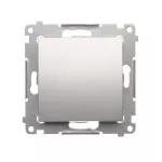 Simon 54 WMDL-0PR3xx-043 Przycisk pojedynczy rozwierny bez piktogramu (moduł) 10AX, 250V~, szybkozłącza; srebrny mat