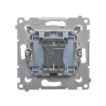 Simon 54 WMDL-011xP2-044 Przycisk pojedynczy zwierny z podświetleniem LED bez piktogramu (moduł) 16AX, 250V~, zaciski śrubowe; złoty mat