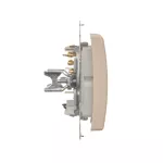 Simon 54 WMDL-0H1xx2-041 Łącznik hotelowy podwójny z podświetleniem (moduł); kremowy Tylko do ramek S54 PREMIUM. Wymagane jest zastosowanie przekaźnika/stycznika