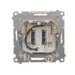 Simon 54 WMDL-0H1xx2-041 Łącznik hotelowy podwójny z podświetleniem (moduł); kremowy Tylko do ramek S54 PREMIUM. Wymagane jest zastosowanie przekaźnika/stycznika