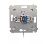 Simon 54 WMDL-0K01xx-011 Łącznik na kluczyk jednobiegunowy (moduł) 2 pozycyjny „0-I” styk N/O, 5 A, 250~. Możliwość wyjęcia klucza w każdej pozycji; biały