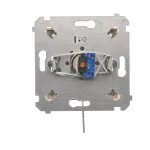 Simon 54 WMDL-0K01xx-041 Łącznik na kluczyk jednobiegunowy (moduł) 2 pozycyjny „0-I” styk N/O, 5 A, 250~. Możliwość wyjęcia klucza w każdej pozycji; kremowy