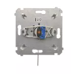 Simon 54 WMDL-0K01xx-044 Łącznik na kluczyk jednobiegunowy (moduł) 2 pozycyjny „0-I” styk N/O, 5 A, 250~. Możliwość wyjęcia klucza w każdej pozycji; złoty mat