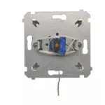 Simon 54 WMDL-0K01Px-044 Łącznik na kluczyk chwilowy – przycisk (moduł) 2 pozycyjny „0-I” styk N/O, 5 A, 250~. Możliwość wyjęcia klucza tylko w pozycji 0; złoty mat