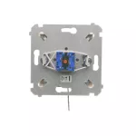 Simon 54 WMDL-0K04Px-041 Łącznik na kluczyk roletowy chwilowy –przycisk (moduł) 3 poz. „I-0-II" 2 styki N/O, 5A, 250~. Możliwość wyjęcia klucza tylko w pozycji 0; kremowy