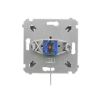 Simon 54 WMDL-0K04Px-048 Łącznik na kluczyk roletowy chwilowy –przycisk (moduł) 3 poz. „I-0-II" 2 styki N/O, 5A, 250~. Możliwość wyjęcia klucza tylko w pozycji 0; antracyt