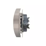 Simon 54 WMDW-00210M-011 Gniazdo wtyczkowe podwójne z uziemieniem z przesłonami (moduł) 16A, 250V~, zaciski śrubowe; biały