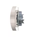 Simon 54 WMDW-00200M-011 Gniazdo wtyczkowe bez uziemienia z przesłonami podwójne (moduł) 16A, 250V~, zaciski śrubowe; biały Do ramek S54 PREMIUM