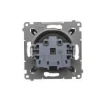 Simon 54 WMDW-0011Sx-048 Gniazdo wtyczkowe z uziemieniem i przesłonami (moduł) 16A, 250V~, szybkozłącza; antracyt