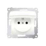 Simon 54 WMDW-50111x-041 Gniazdo wtyczkowe do wersji IP44 Z USZCZELKĄ (moduł) 16A, 250V~, zaciski śrubowe; kremowy Uszczelka do ramek S54 PREMIUM