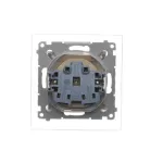 Simon 54 WMDW-50111x-041 Gniazdo wtyczkowe do wersji IP44 Z USZCZELKĄ (moduł) 16A, 250V~, zaciski śrubowe; kremowy Uszczelka do ramek S54 PREMIUM