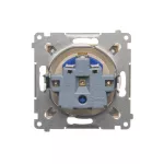 Simon 54 WMDW-01111x-041 Gniazdo DATA z kluczem uprawniającym (moduł) 16A, 250V~, zaciski śrubowe; kremowy