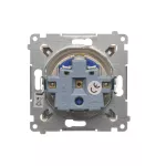 Simon 54 WMDW-01111x-044 Gniazdo DATA z kluczem uprawniającym (moduł) 16A, 250V~, zaciski śrubowe; złoty mat