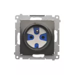 Simon 54 WMDW-01111x-048 Gniazdo DATA z kluczem uprawniającym (moduł) 16A, 250V~, zaciski śrubowe; antracyt