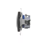 Simon 54 WMDW-01111x-048 Gniazdo DATA z kluczem uprawniającym (moduł) 16A, 250V~, zaciski śrubowe; antracyt