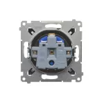 Simon 54 WMDW-01111x-048 Gniazdo DATA z kluczem uprawniającym (moduł) 16A, 250V~, zaciski śrubowe; antracyt