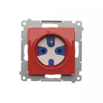 Simon 54 WMDW-01111x-022 Gniazdo DATA z kluczem uprawniającym (moduł) 16A, 250V~, zaciski śrubowe; czerwone