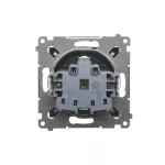 Simon 54 WMDW-03111x-048 Gniazdo Schuko z przesłonami (moduł) 16A, 250V~, zaciski śrubowe; antracyt