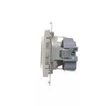 Simon 54 WMDW-0311Sx-011 Gniazdo Schuko z przesłonami (moduł) 16A, 250V~, szybkozłącza; biały