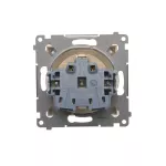 Simon 54 WMDW-0311Sx-041 Gniazdo Schuko z przesłonami (moduł) 16A, 250V~, szybkozłącza; kremowy