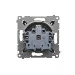 Simon 54 WMDW-0311Sx-048 Gniazdo Schuko z przesłonami (moduł) 16A, 250V~, szybkozłącza; antracyt