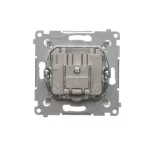 Simon 54 WMDA-01035x-043 Gniazdo antenowe R-TV końcowe separowane (moduł) tłum.1dB; srebrny mat