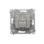 Simon 54 WMDA-01035x-044 Gniazdo antenowe R-TV końcowe separowane (moduł) tłum.1dB; złoty mat