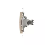 Simon 54 WMDA-01000x-041 Gniazdo antenowe TV pojedyncze (moduł). Do instalacji indywidualnych; kremowy