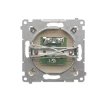 Simon 54 WMDA-01000x-041 Gniazdo antenowe TV pojedyncze (moduł). Do instalacji indywidualnych; kremowy