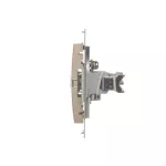 Simon 54 WMDA-01000x-044 Gniazdo antenowe TV pojedyncze (moduł). Do instalacji indywidualnych; złoty mat