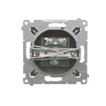 Simon 54 WMDA-01000x-048 Gniazdo antenowe TV pojedyncze (moduł). Do instalacji indywidualnych; antracyt