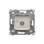 Simon 54 WMDA-05xxxx-044 Gniazdo antenowe SAT pojedyncze (moduł). Do instalacji indywidualnych; złoty mat